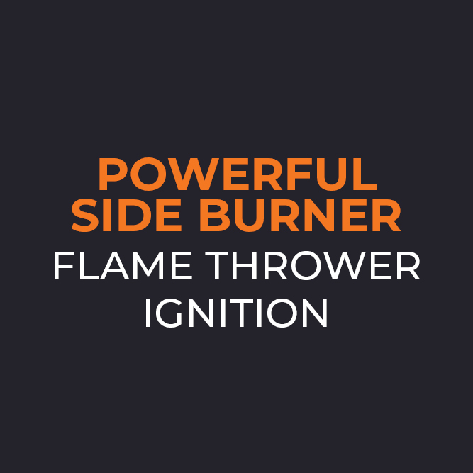 Powerful Side Burner | Flame Thrower Ignition